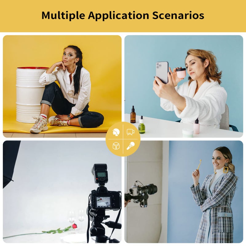 Meking 5x6.5ft Adjustable T-Shaped Backdrop Stand with Carry Bag and 4 Heavy Duty Clamps, Small Backdrop Holder Foldable T-Shape Background Support Stand - Image 3